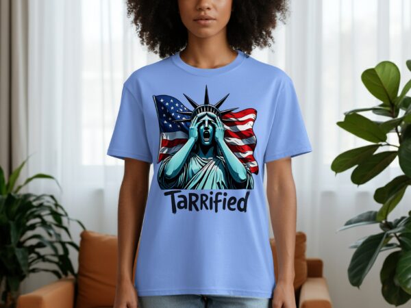 Tarrified Liberty Graphic Statement Novelty Design T-Shirts