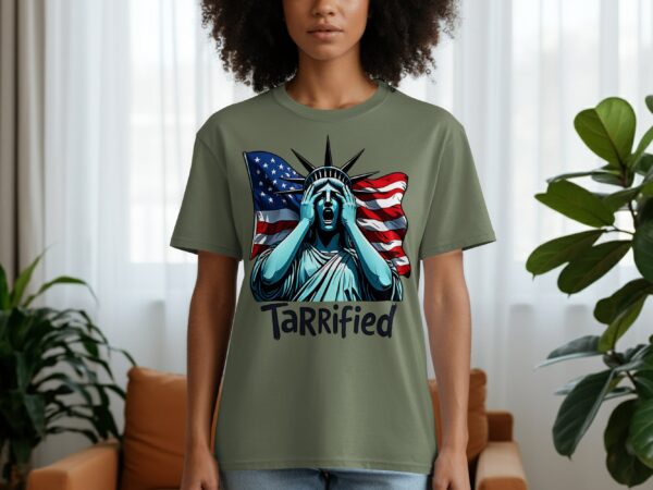 Tarrified Liberty Graphic Statement Novelty Design T-Shirts