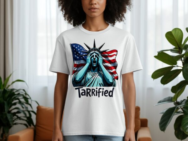 Tarrified Liberty Graphic Statement Novelty Design T-Shirts