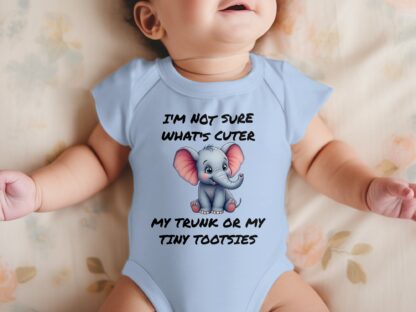 Cute Elephant Bodysuits, Funny Infant Bodysuits, Adorable Animal Baby Bodysuits, Unique Baby Clothes - Image 13