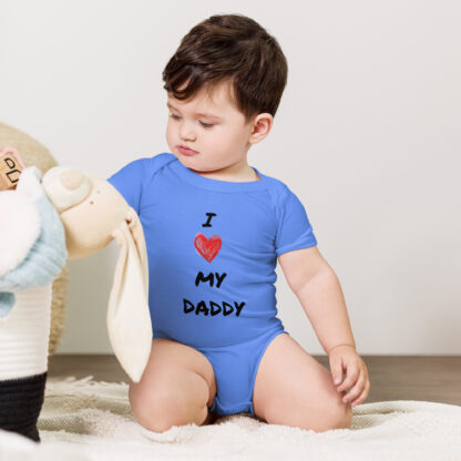 I Heart My Daddy Graphic Print Bodysuits - Image 3
