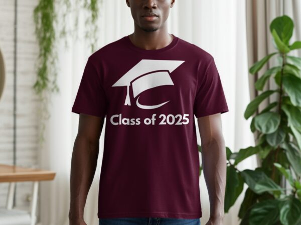 Class of 2025 Graduation Cap Design Celebration T-Shirts - Image 8