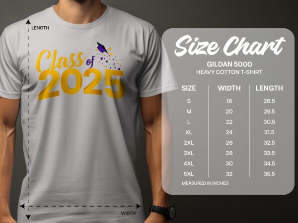 Class Of 2025 Graduation Celebration Design T-Shirts - Image 2